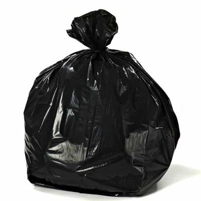 家庭用品 環境に優しい廃棄物除去のための黒いプラスチックゴミ袋