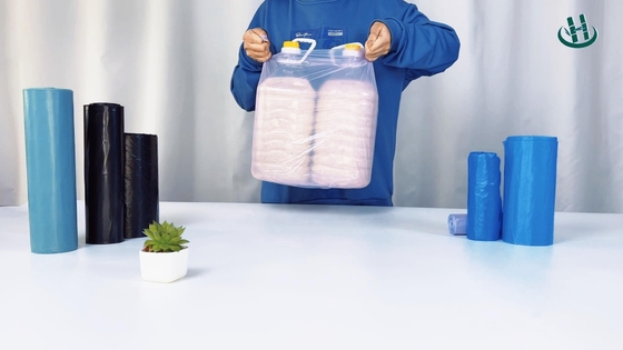 廃棄物包装用の使い捨てプラスチックゴミ袋