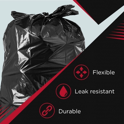 他の家用品 重用型 黒色HDPEプラスチックゴミ袋