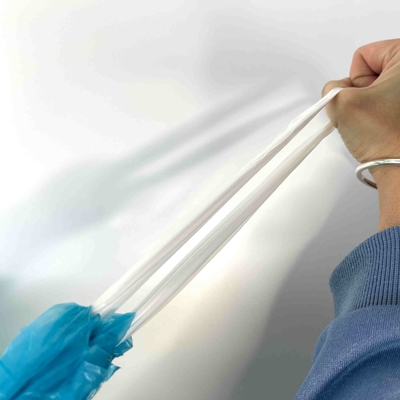HDPE/LDPE/LLDPE素材のストリング付きのリサイクル可能なゴミ袋の直接供給