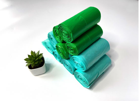 46 X 33 透明のTシャツ 尿布用のゴミ袋 1.3 ミリ プラットシール プラスチックゴミ袋