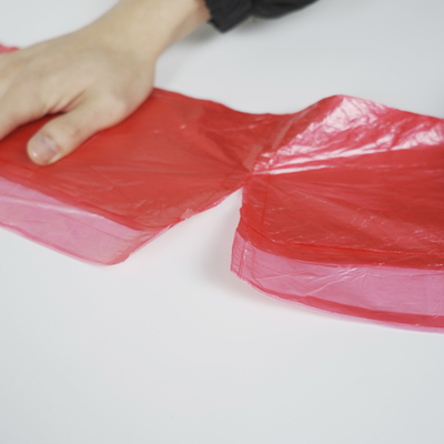 カスタムオーダー ブラック プラスチックゴミ袋 厚い防水収縮袋 使い捨て