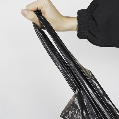 引き糸で閉じる 密封用ハンドルのための中型大型ゴミ袋 HDPE/LDPE/LLDPE材料