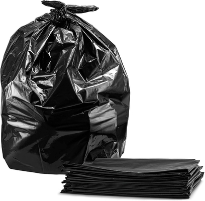 家庭用 工業用 カスタマイズされた黒いゴミ袋 大型重用プラスチックゴミ袋