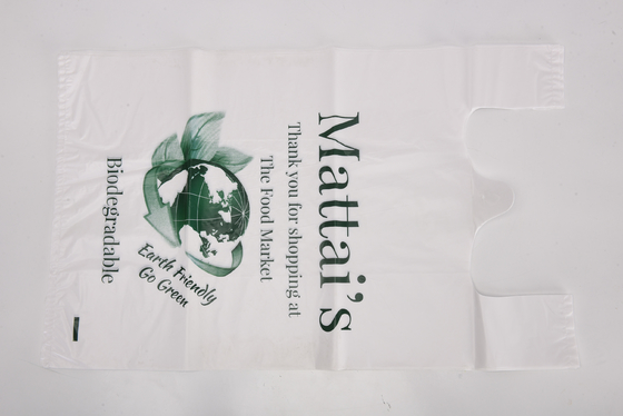 フレックスプリント 香りのTシャツ 店やレストラン用のプラスチック製の白いゴミ袋
