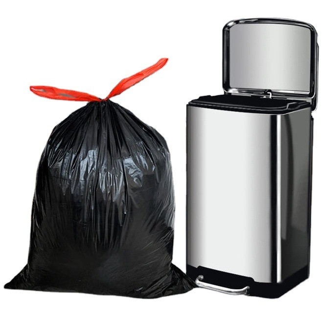 便利な廃棄物処理のために,HDPE/LDPE/LLDPEで30ガロンのカスタムドローストリングゴミ袋