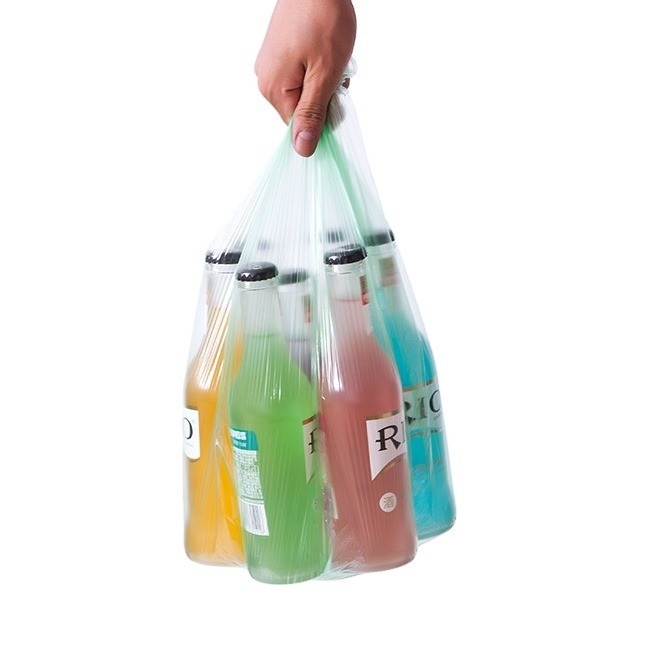 Tシャツハンドル HDPE/LDPE素材構造のためのロール上のプラスチックゴミ袋