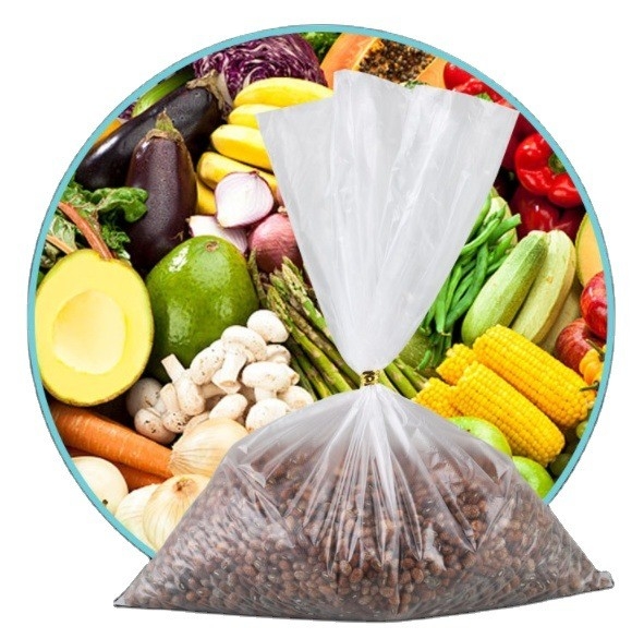 HDPE/LDPE/LLDPE素材 スーパーマーケットでの家庭用食品のための便利性プラスチック袋