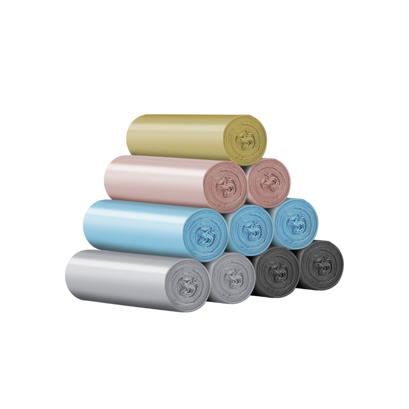 オーダーメイド13ガロンまたは他のサイズ スターシールゴミ袋 HDPE/LDPE/LLDPE 黒