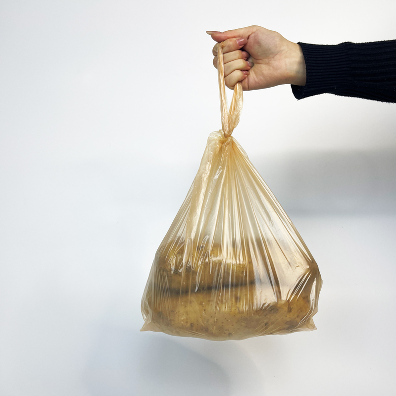 果物や野菜のための透気孔付き袋 白い透明な厚いプラスチック袋