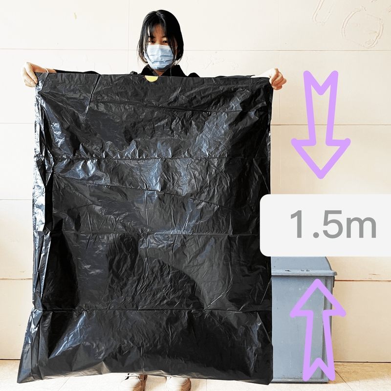 重荷ゴミのための使い捨て方形の底袋 オーダーメイドの大きな引き継ぎゴミ袋